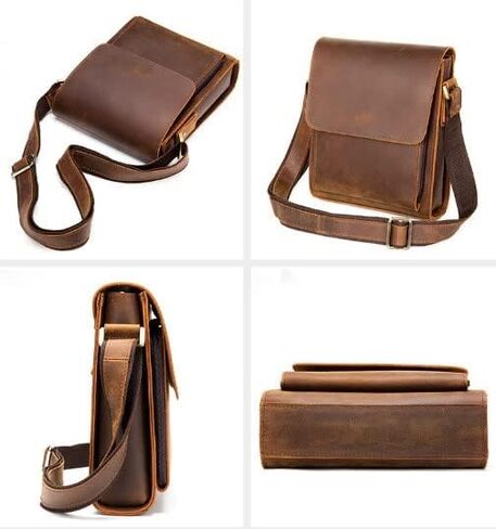 Water-Resistant Laptop Messenger Bag - Computer Shoulder Crossbody for Work, Travel, College(Coffee) in Saudi Arabia