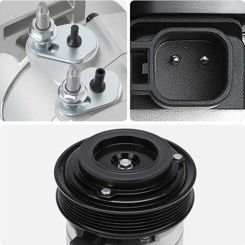 AISIN ACCCH-00733 Air Conditioner AC Compressor - Compatible with Jeep Grand Cherokee 2016-2022 3.6L - with 6-Pulley Groove, with Clutch in Saudi Arabia