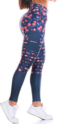 Drakon Colombian Workout high Waisted Leggings for Women | Compression Tight Crossfit Yoga Pants Many Styles in Saudi Arabia