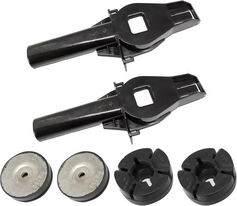 2 مجموعة حامل دعامة تثبيت أساسي للمبرد لسيارة Audi A4/S4/A5 Quattro (2009-2016) | يستبدل 8K0121268A 8K0805201#4H0121268 in Kuwait