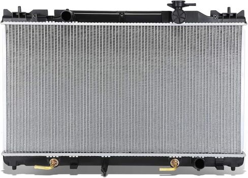 مشعاع ألومنيوم DNA Motoring OEM-RA-2437 متوافق مع 02-06 Camry L4 AT، 29-1/16 بوصة عرض × 15-3/4 بوصة ارتفاع × 5/8 بوصة عمق، مدخل 1-3/8 بوصة / مخرج 1-3/8 بوصة in Saudi Arabia