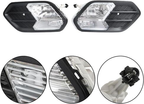WFLNHB Left & Right Fog Lights Repalcement for Escape Kuga 2017-2019 Fog Lights Driving Lamps W/Covers Driver & Passenger Side in Kuwait