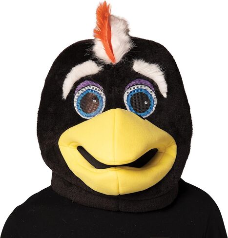 Rasta Imposta NHL Hockey Tommy Chicago hawks Mascot Head Sports Costume, Black - One Size in Saudi Arabia