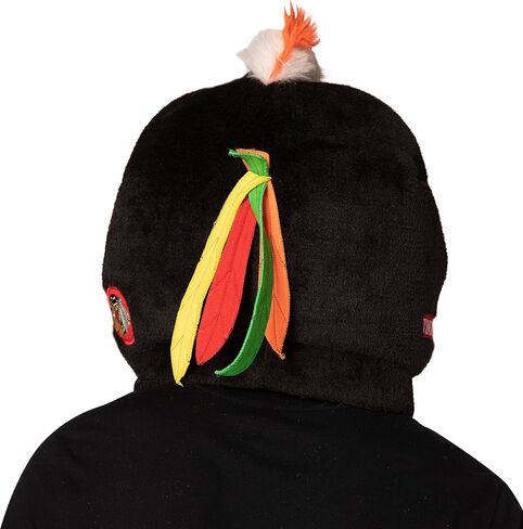 Rasta Imposta NHL Hockey Tommy Chicago hawks Mascot Head Sports Costume, Black - One Size in Saudi Arabia
