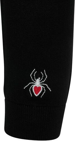 Ro Rox Loveweb Cardigan - Goth Embroidery Spider Web Heart, Long Sleeve Top in Saudi Arabia