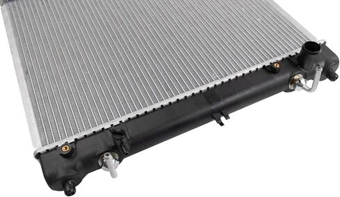 TRQ Radiator Assembly Aluminum Core Plastic Tank Down Flow Compatible with 1994-1997 Geo Tracker 1996-1998 Suzuki X-90 CU2089 in Saudi Arabia