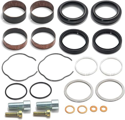 TOFR Front End Fork Leg Rebuild Seals Boots Kit 49mm for Harley Dyna Models (excluding FLD) 2006-2017 0403-0074 in Saudi Arabia