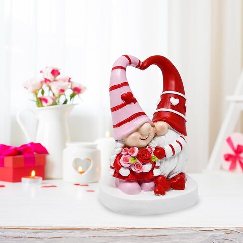 ديكور جنوم عيد الحب من Gift Boutique - تماثيل عيد الحب جنوم لتزيين طاولة المنزل وهدايا عيد الحب الحلوة له in Saudi Arabia