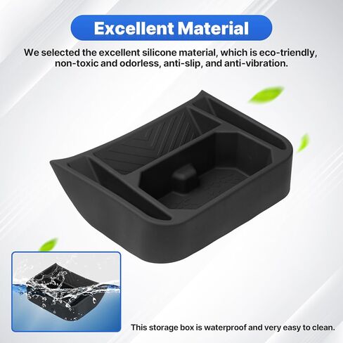Karltys Silicone Rear Cup Holder for Toyota Land Cruiser Prado 250 2024-2025 2026 Accessories, Land Cruiser Silicone Backseat Cup Tray, Floor Cup Holder Organizer Tray in Saudi Arabia