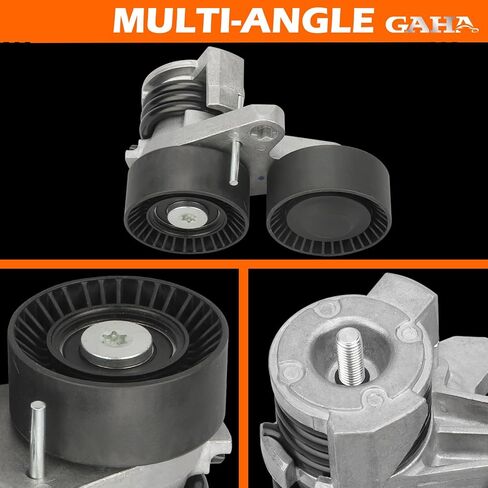 GAHA 11287563927 Belt Tensioner Assembly with Pulley, Compatible for BMW 2011 1 Series M, 2008-2010 135i, 2007-2010 335i/335xi, 2009-2010 335i xDrive/535i xDrive, 2011-2013 335is, Replace# 39114 in Kuwait