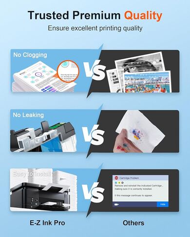 E-Z Ink Pro Compatible Ink Cartridges Replacement for Brother LC3013 LC3011 LC3013XL LC-3013 to Work with Brother MFC-J491DW MFC-J497DW MFC-J895DW MFC-J690DW (2 Black, 2 Cyan, 2 Magenta, 2 Yellow) in Kuwait