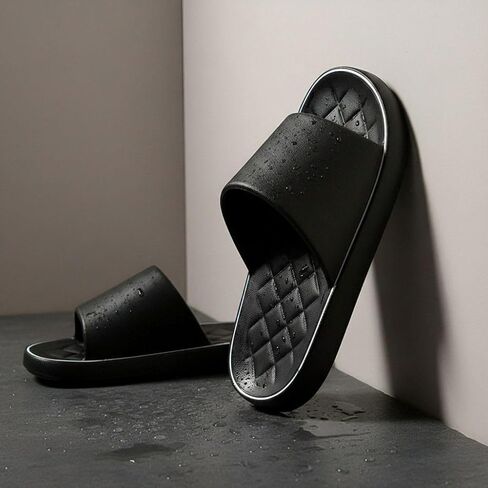 Comfortable EVA Slippers for Men Women Non Slip Lightweight Indoor Outdoor Bath Shower House Shoes in Saudi Arabia