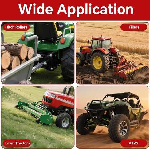 وصلة وصلة جزازة العشب بدون دوران مطورة مع مسمار جرار عشبي عالي التحمل مقاس 1-1/4 بوصة على وصلة وصل المقطورة، مع دبوس وصلة مقطورة مغناطيسي 1/2 بوصة، ومشابك دبوس وصلة 5/8 بوصة لمركبة ATV، وعربة الجولف in Kuwait