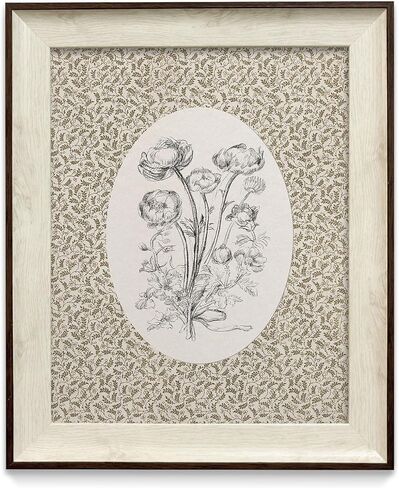 razliubit Vintage Flower Wall Art Prints, Replaceable Framed Vintage Wall Decors for Room Aesthtic, Small Framed Artwork Oil Painting for Bedroom Bathroom Kitchen Office Decor(10"x12") in Saudi Arabia