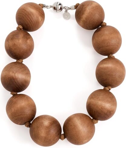 قلادة Arlo الخشبية كبيرة الحجم للنساء من LELET NY in Kuwait