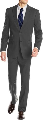 DTI GV Executive Italian Men's Two Button Wool Suit Ticket Pocket Jacket 2 Piece in Saudi Arabia