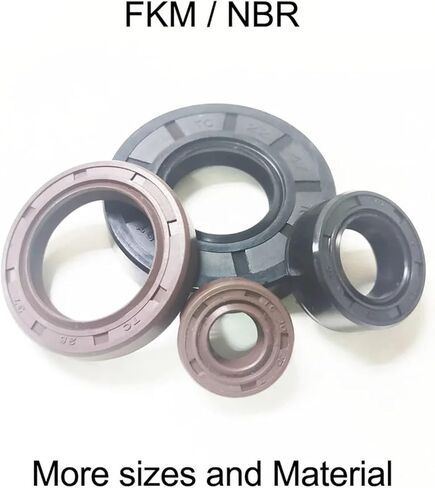 NBR Skeleton Oil Seal ID 12mm 11mm Rubber Shaft Oil Seal TG/TC-11/12 * 18/19/20/21/22/23/24/25/26/27/28/29/30/32/35 * 4/5/6/7/8/10mm(12x22x5mm) in Saudi Arabia