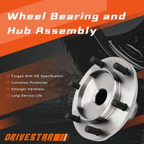[Pair] DRIVESTAR 4350235170 Front Wheel Hub Compatible with 930-417[4WD ONLY] 1995-2004 for Toyota Tacoma, 1996-2002 for Toyota 4Runner, 2000-2006 for Toyota Tundra, 2001-2007 for Toyota Sequoia in Saudi Arabia