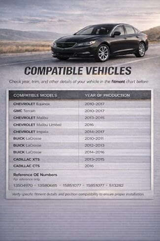 زوج 513282 مجموعة محور العجلة الأمامية/الخلفية، مناسب لكاديلاك CTS 2008-2014 2018 2019، XTS 2018 2019، لسيارة Chevy Camaro 2010-2015، Impala 2018 2019، 5 العروات in Kuwait