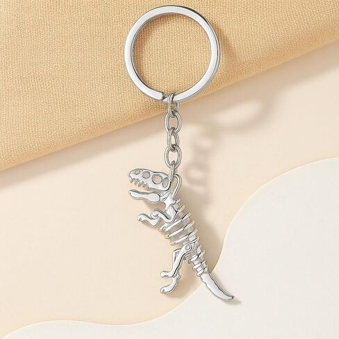 Dinosaur Keychain–Dinosaur Keychains Bag Charms for Women, Cool Key Chains Gifts for Dinosaur Lovers, Paleontology Fans & Unique Accessory Seekers in Kuwait