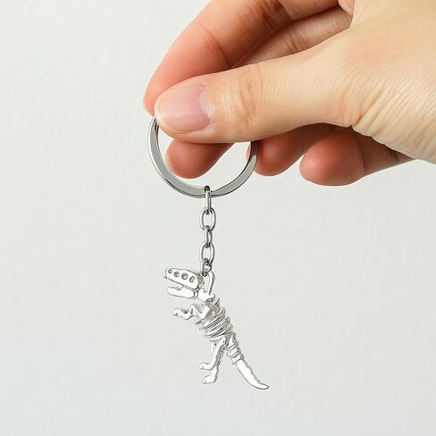 Dinosaur Keychain–Dinosaur Keychains Bag Charms for Women, Cool Key Chains Gifts for Dinosaur Lovers, Paleontology Fans & Unique Accessory Seekers in Kuwait