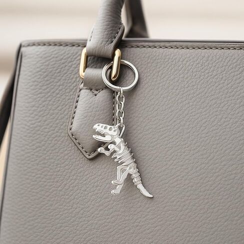 Dinosaur Keychain–Dinosaur Keychains Bag Charms for Women, Cool Key Chains Gifts for Dinosaur Lovers, Paleontology Fans & Unique Accessory Seekers in Kuwait
