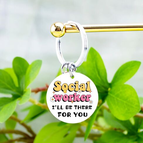 Social Worker Gifts for Women Men Social Worker Appreciation Gifts Birthday Graduation Gift for Socials Workers Thank You Keychain for Coworker Women in Kuwait