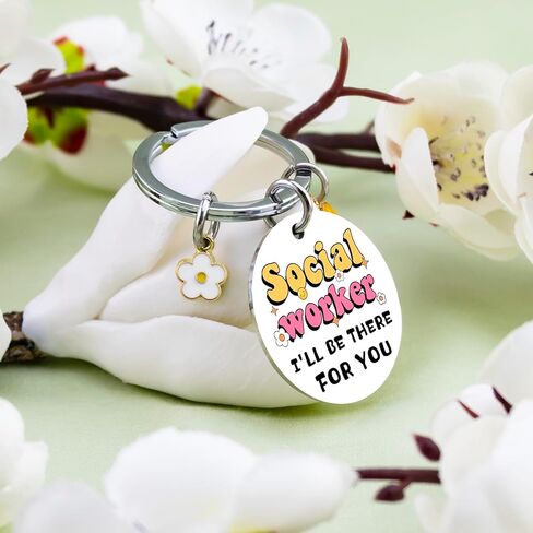 Social Worker Gifts for Women Men Social Worker Appreciation Gifts Birthday Graduation Gift for Socials Workers Thank You Keychain for Coworker Women in Kuwait