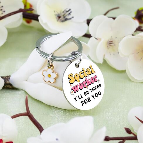 Social Worker Gifts for Women Men Social Worker Appreciation Gifts Birthday Graduation Gift for Socials Workers Thank You Keychain for Coworker Women in Kuwait
