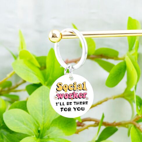 Social Worker Gifts for Women Men Social Worker Appreciation Gifts Birthday Graduation Gift for Socials Workers Thank You Keychain for Coworker Women in Kuwait