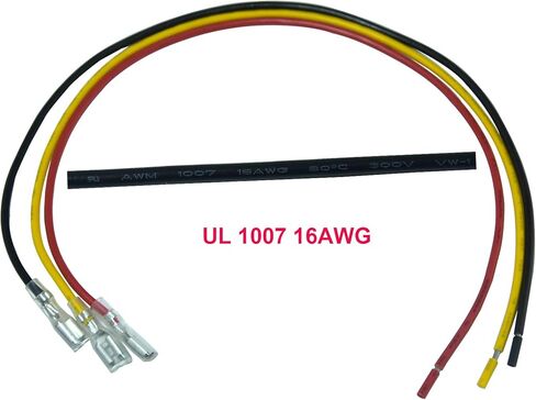 3 Pcs AC 125V US Outlet Panel Mount Power Rewiring Socket Black in Kuwait