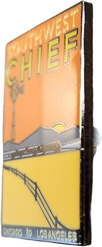 دبوس قبعة Amtrak Southwest Chief Route Collector Edition مطلي بالمينا in Kuwait