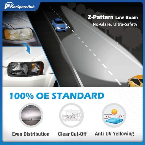Headlights Assembly for 2001-2004 Ford Escape Headlamp Replacement Driver & Passenger(Bulbs included) in Saudi Arabia
