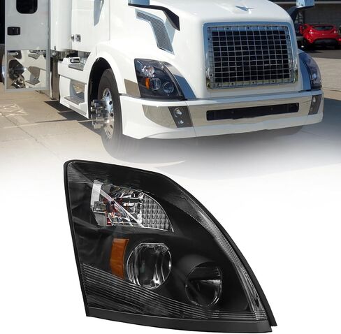 LED Headlight Assembly Fit for 2004-2018 Volvo VNL VNM (Left/driver side) in Saudi Arabia