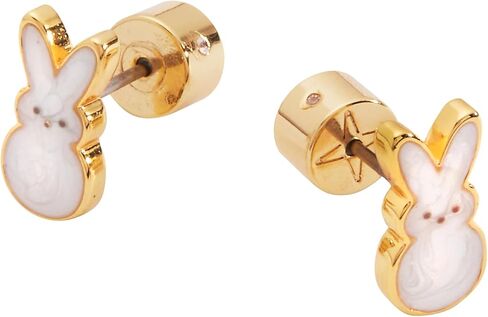 Alex and Ani PEEPS® Crystal Bunny Bangle and White Pearlized Bunny Studs in Saudi Arabia