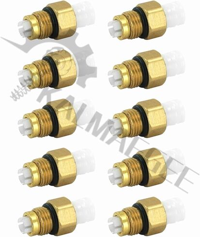 10 pcs Air Valve M10 Air Connector Brass Fittings, Air Suspension Repair Kits for Jeep Touareg Cayenne 955 Q7 in Saudi Arabia