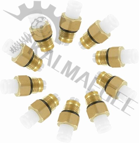 10 pcs Air Valve M10 Air Connector Brass Fittings, Air Suspension Repair Kits for Jeep Touareg Cayenne 955 Q7 in Saudi Arabia