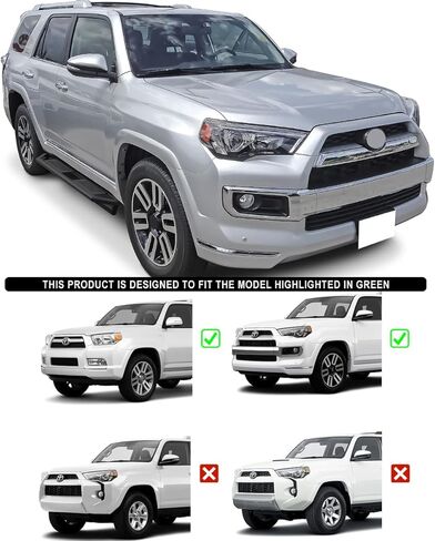 Tuxtreme 6.5in Side Stainless Steel Running Boards Compatible with Toyota 4Runner 2010-2024 Limited Nightshade Edition & 19-24 TRD Sport & 10-13 SR5 (Nerf Bars Side Steps Side Bars) in Saudi Arabia
