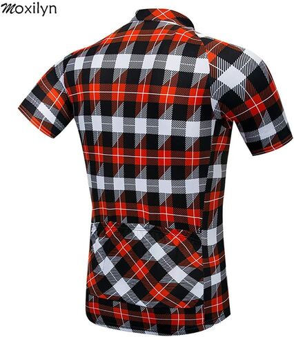 ملابس MOXILYN الرجالية لركوب الدراجات بسحاب كامل لركوب الدراجات الجبلية، سريعة الجفاف - قمصان الدراجة in Kuwait