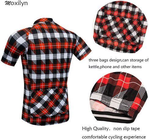 ملابس MOXILYN الرجالية لركوب الدراجات بسحاب كامل لركوب الدراجات الجبلية، سريعة الجفاف - قمصان الدراجة in Kuwait