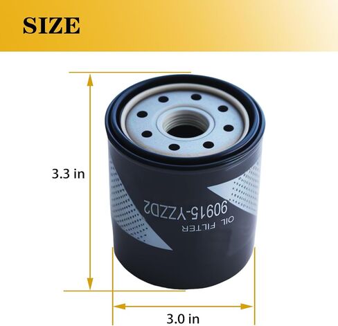 90915-YZZD2 Engine Oil Filters 90915-YZZD1 Fits for Toyota Camry Tacoma Highlander Tundra Lexus Replaces 90915-YZZG2 90915-20003 90915-20001 (6-Pack) in Kuwait
