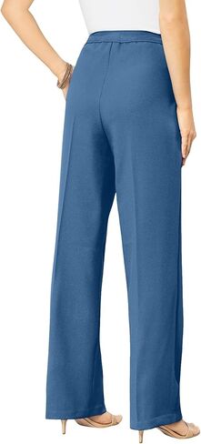 Roaman's Women's Plus Size Wide Leg Bend Over Pant in Saudi Arabia