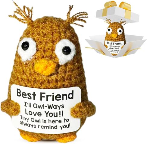 Positive Crochet Bee with Detachable Flower, Soft & Comfortable Emotional Support Gifts Back to School Christmas Birthday Anniversary Desk Decor for Women Men Friend Teacher Coworker Mom in Saudi Arabia