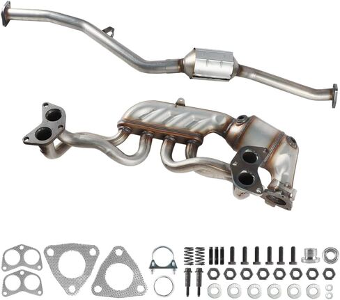 Catalytic Converter Front and Rear Set Compatible with 2011-2016 Subaru Forester 2.5L /2012-2016 Impreza 2.0L /2013-2014 Outback 2.5L, Catalytic Convertor Kit Direct-fit Replacement Parts in Kuwait