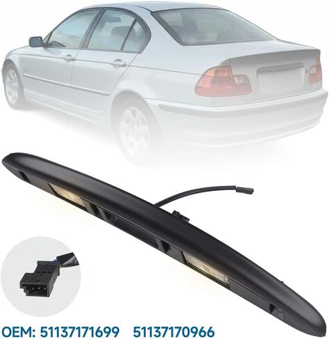 Car Rear Trunk Lid Lock Boot Tailgate Switch with License Plate Light for BMW E46 3 Series 320i 323i 325i 328i 330i 1998-2005 in Saudi Arabia