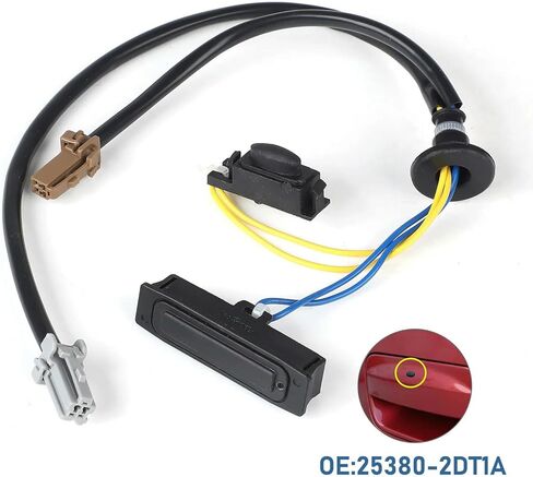 ABS Trunk Release Button Trunk Lid Tailgate Switch 25380-2DT1A for Nissan Sentra Tiida 2006-2011 in Saudi Arabia