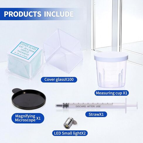 Sperm Magnifying Glass, Suitable for Semen Observation,Home Sperm Testing, Male Fertility Observation, Can be Used 100 Times,Quick Result in Saudi Arabia