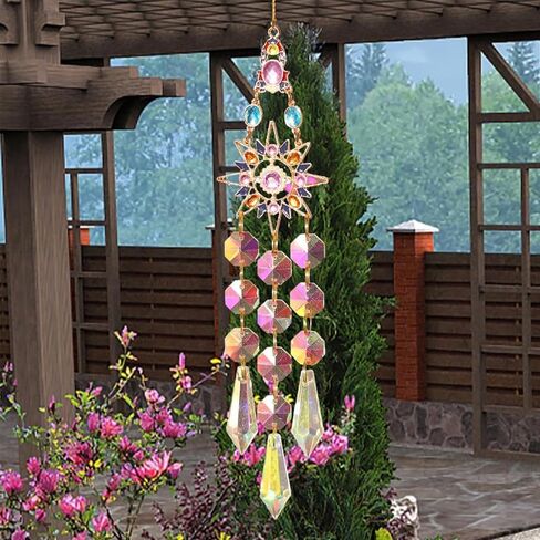 Crystal Suncatchers Star Prism Rhinestones Ornament Colorful Diamond Decor Prisms for Windows Wall Home Wedding Hanging in Saudi Arabia
