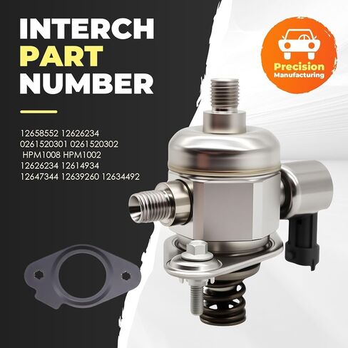 High Pressure Fuel Pump Compatible with Camaro Traverse Allure Enclave LaCrosse CTS STS Acadia Outlook 2008-2017 V6 3.6 Replace 12658552 12626234 12614934 (Premium Version) in Saudi Arabia