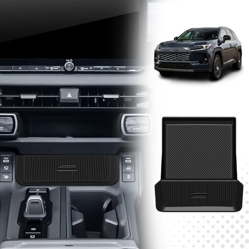 منظم وحدة التحكم المركزية لسيارة Toyota RAV4 لعام 2026، صينية تخزين من السيليكون، تركيب منسدل، يزيد من مساحة التخزين، ملحقات Toyota RAV4 لعام 2026 in Kuwait